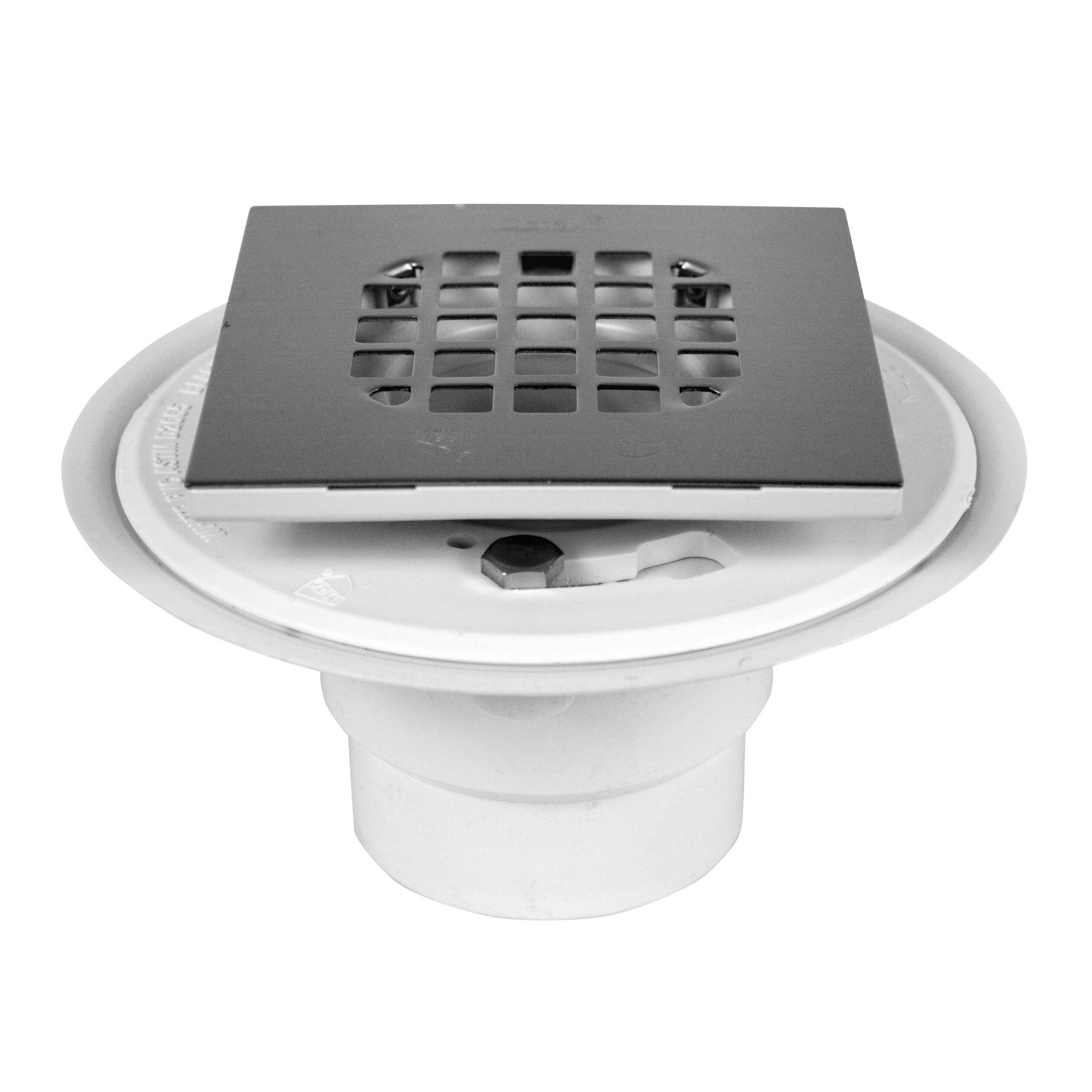 Oatey 2-in ABS Round Black Snap-In Drain in the Shower Drains department at