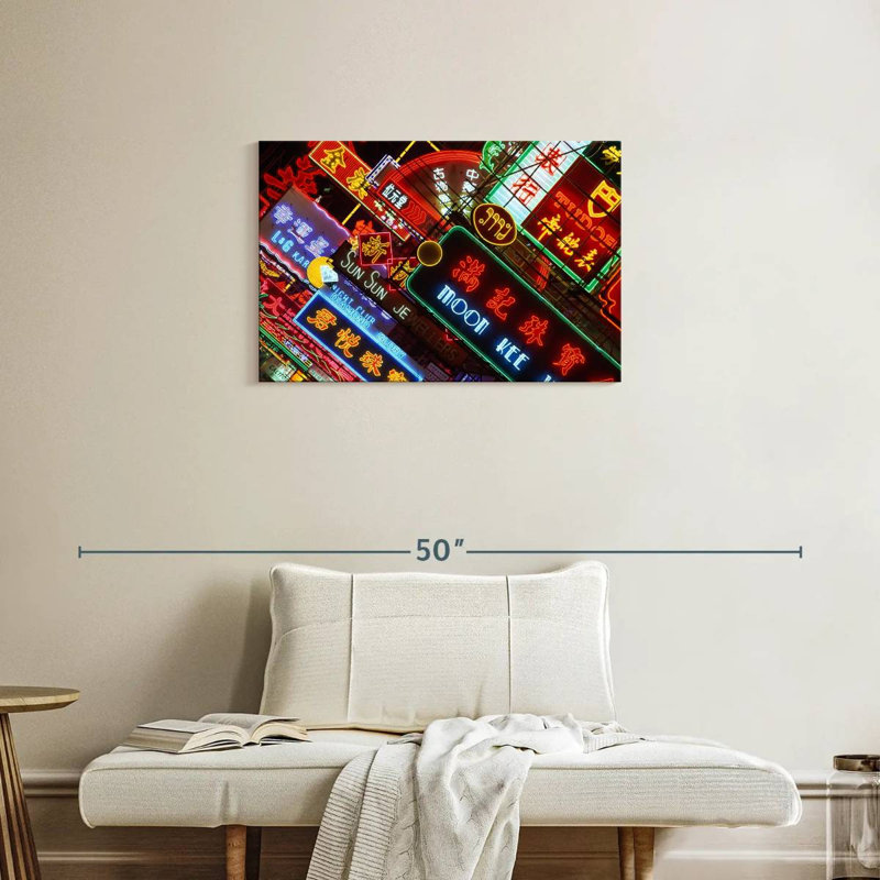 Tergel Kowloon Neon Lights, 20" H x 30" W