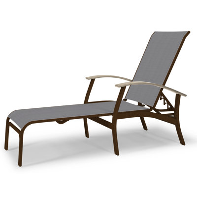 Askar Outdoor Rust-Resistant Metal Chaise Lounge