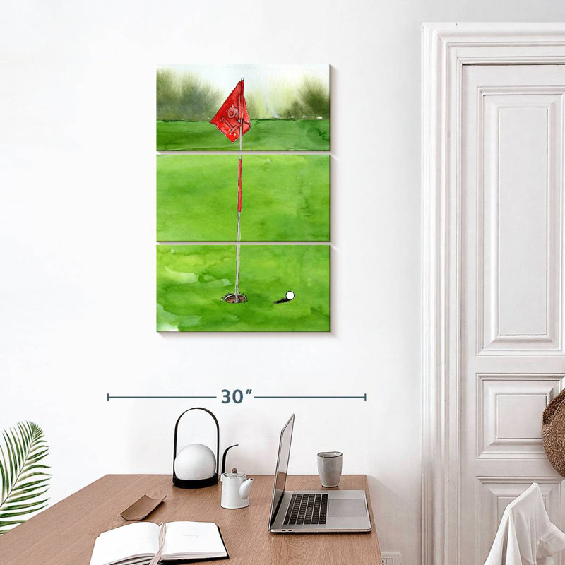 Tee Off Time I, 32" H x 20" W