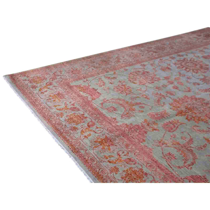 Tapis rectangulaire noué à la main