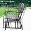 Banc oscillant Outsunny