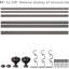 Nicarete Adjustable Overall Width x 1'' Diameter Double Curtain Rod-261996055-261996054