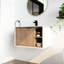 Meuble-lavabo simple 30 po avec comptoir en céramique Corris