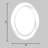 Oval Wall Mirror