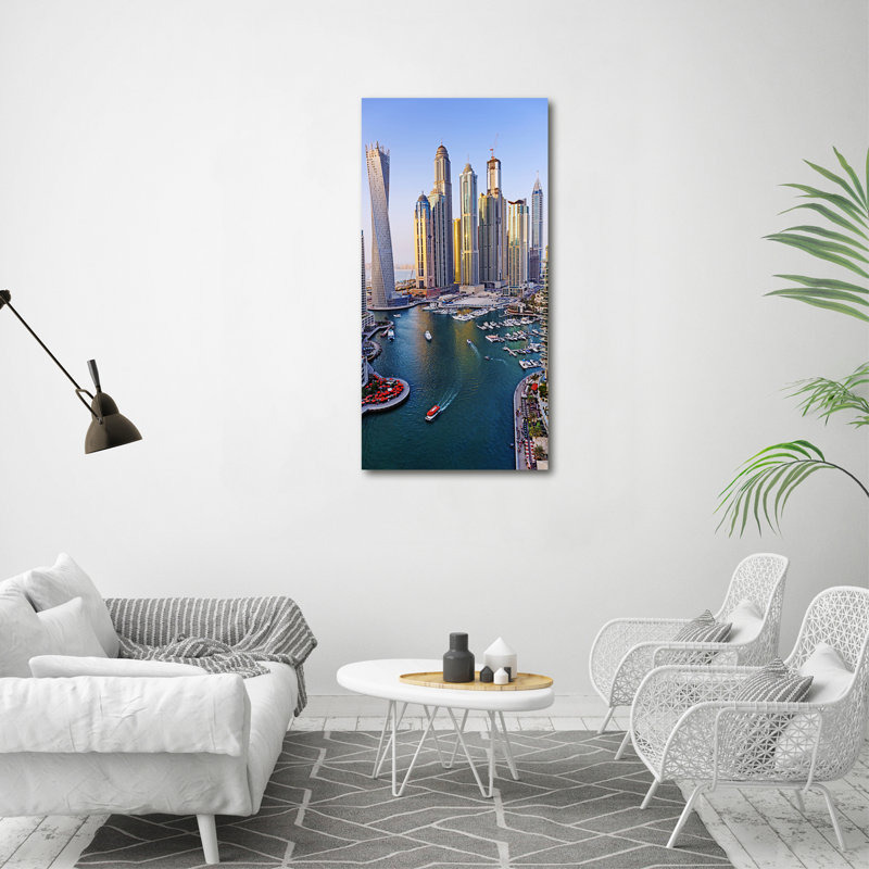 Bay Of Dubai - Wrapped Canvas Print