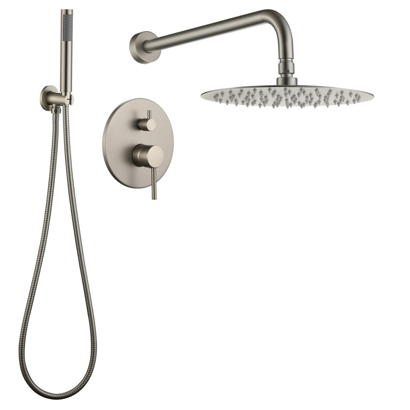 Calder Complete Shower System with Rough in-Valve, Chrome