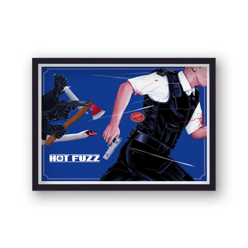 Hot Fuzz Reimagined Movie Poster - Single Picture Frame Print
