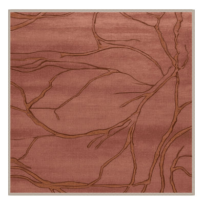 Machine Washable Abstract Brown Area Rug