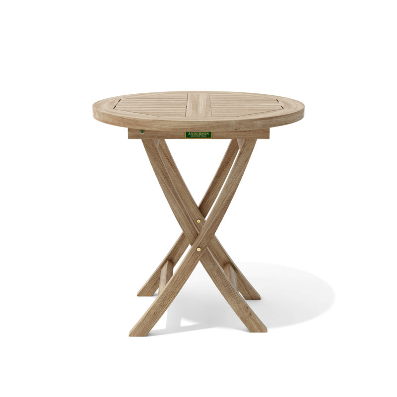 Bahama Outdoor Round Teak Bistro Table