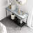 47.88'' Glass Top Console Table
