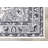 Clotene Oriental Grey Black White Area Rug