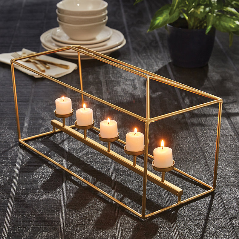8'' H Metal Tabletop Votive Holder