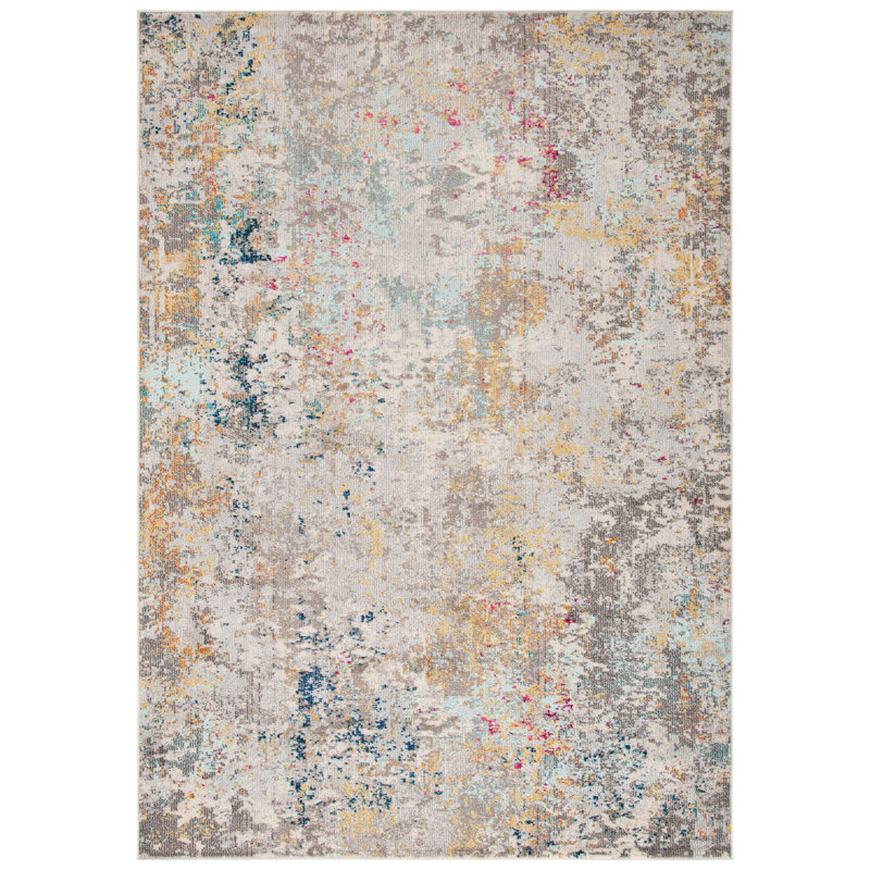 Adelita Abstract Area Rug, Rectangle 201 x 274 cm