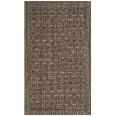 Tapis en sisal et en jute à tissage jacquard Nigella