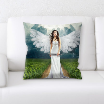 Microsuede Throw Pillow