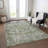 Machine Washable Indoor/Outdoor Xhevrie Aloe Rug-1611790411