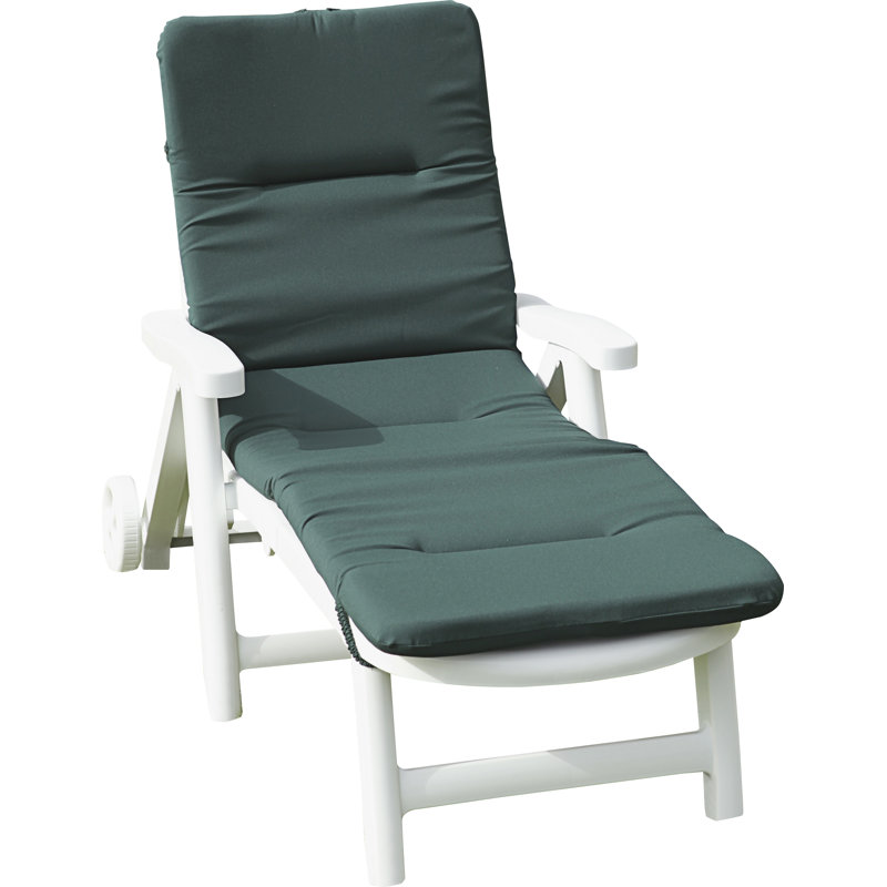 Sun Lounger Cushion, Hunter Green