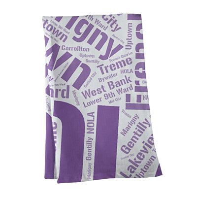 Serviette à thé « districts »