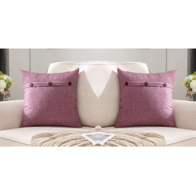 Housse de coussin en chenille à motif géométrique 18 po