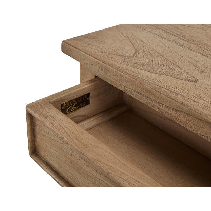 Console en bois massif 55,25 po Akeela
