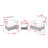 3Pcs Rocking Rattan Set Wholesale Leisure Chair Outdoor Rattan Rocking Chair Set-1359949553