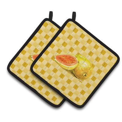 Caroline's Treasures Striped Polyester Potholder