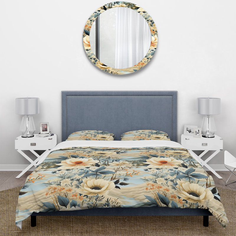 Literie Coastal Retreat I, Housse de couette simple + 1 taie décorative stan
