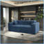 Canapé de salon en velours 3 places Modern Large assise-384285132
