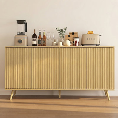 59" Sideboard Buffet Cabinet with Storage-Natural