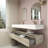 Alysa 60''Wall-Mounted Double Bathroom Vanity Set-71095544