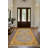 Girvin Yellow Oriental Machine Printed Cotton Polyester Area Rug-1008560726