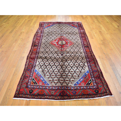 Mithushan One-of-a-Kind 4'9" X 10'1" New Age Runner Area Rug in