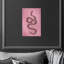 Cadre rose sur toile «Pink Around I»-59215181-59215188