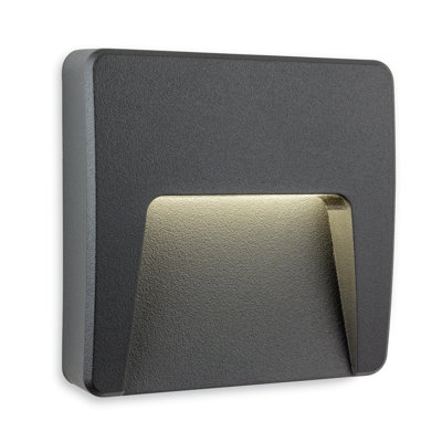 4.72 cm H Hardwired Integrated LED Outdoor Wall Light
