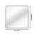 Metal Square Wall Mirror-1484512556
