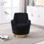 Fauteuil demi-tonneau en velours, fauteuil d'appoint pivotant pour salon-1600175130-1600175128