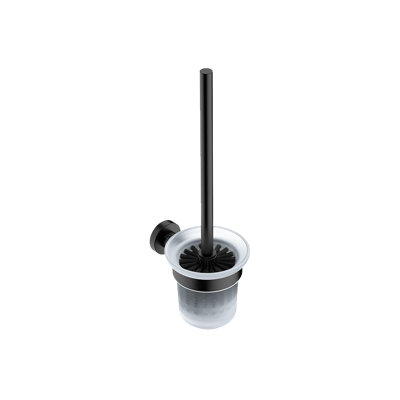 Brosse de toilette murale en métal 15,38 po 4600 Series et support