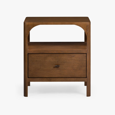 Table de chevet en bois massif Kaela