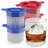 Tovolo Heart and Diamond Ice Molds Set of 4 Large Craft Ice for Cocktails, Assorted