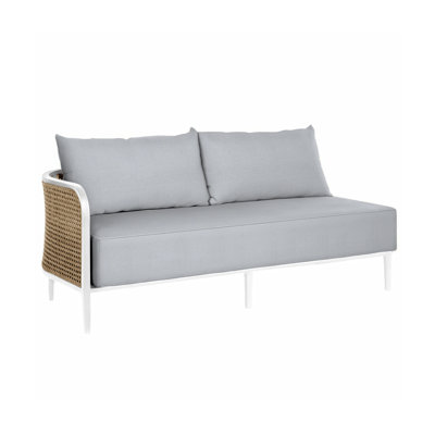 Havana 57" Wide Outdoor Loveseat with Cushions
