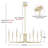 Farmhouse 8-Light Candle Chandelier For Kitchen, Living Room-1629177736