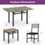 Ensemble de table de salle à manger pour 4-1333342394