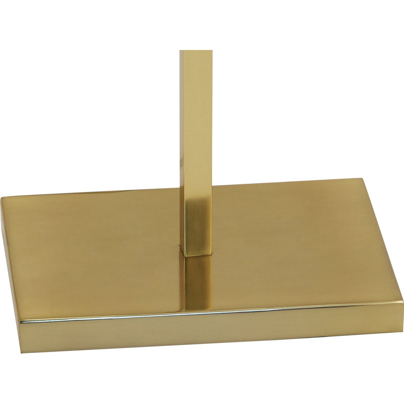 Lampe sur pied traditionnelle 63 po Lincoln, Laiton, Perle