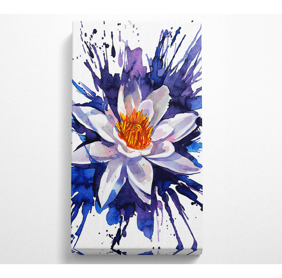 Narine Water Lily Blues - Leinwandbild Kunstdrucke