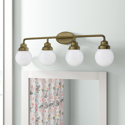 Éclairage pour meuble-lavabo 4 lumières Rabehi