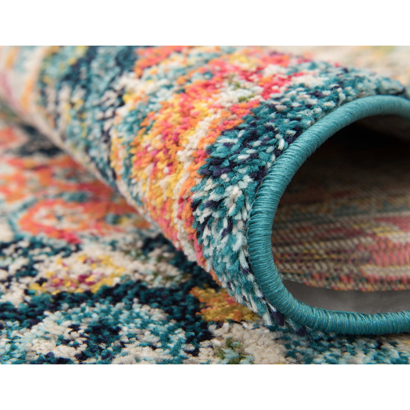 Oriental Area Rug, Round 99cm