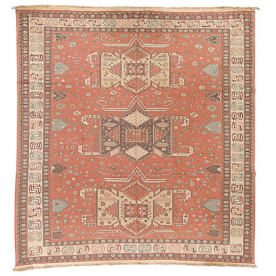 Hand Knotted Wool Area Rug