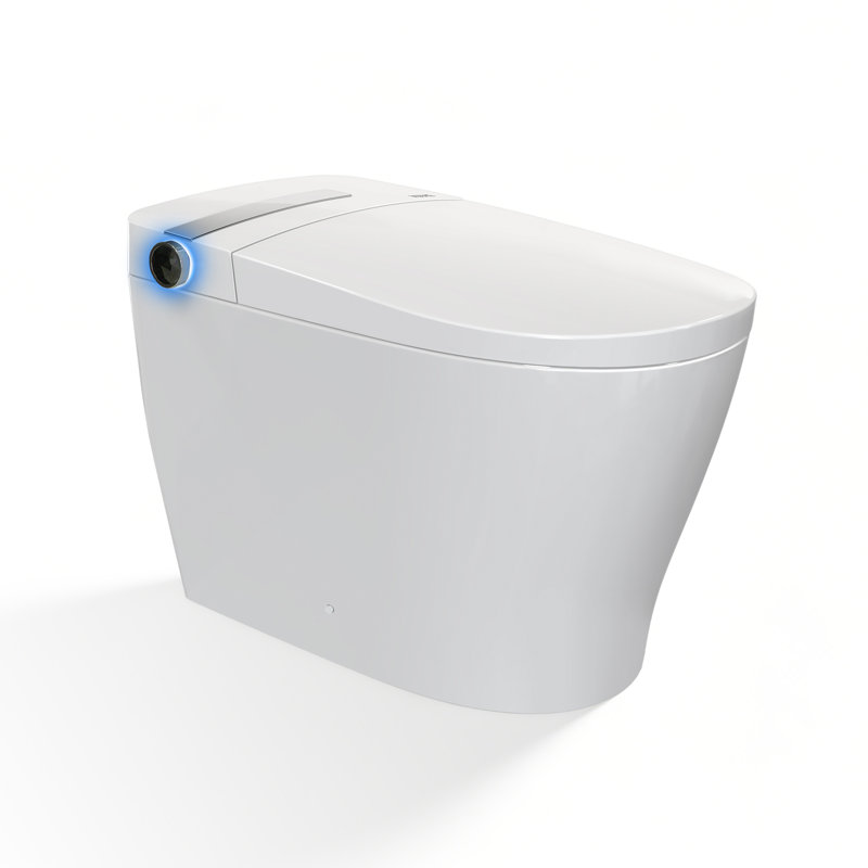Marcel Smart Toilet with Tankless Flush Bidet Wash, Auto Flush, 1.28 Gallons , Heat Seat, Warm Wash/Dryer, Soft Closing, Night Light, Remote Control