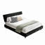 Structure de lit, tête de lit capitonnée avec un coussin extra-large, lit plateforme en chenille avec support double en lattes de métal et de bois, solide et stable, silencieux-670503265-670503267